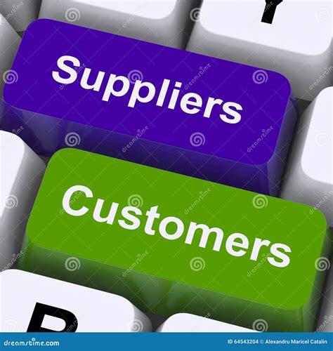customers and suppliers are